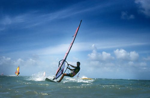 wind-surfer