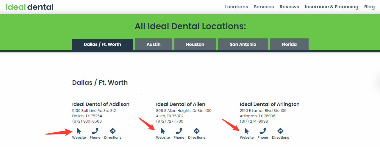 Multi-location dental practice