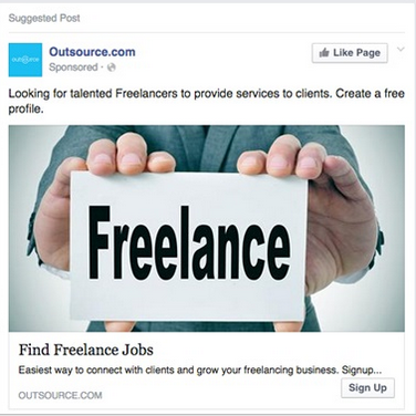 outsource.com facebook ad