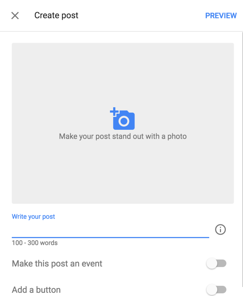 How to create Google Posts
