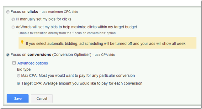 Yoiu have to take a proactive approach when running CPA bidding strategy