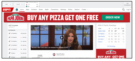 Ad Display Example