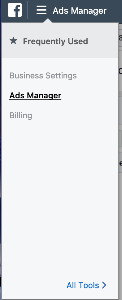 Go to Business Manager account, and clicking on Ads Manager to check on your facebook ad performance