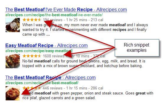 Use Rich Snippets to get your website more visible in google search results