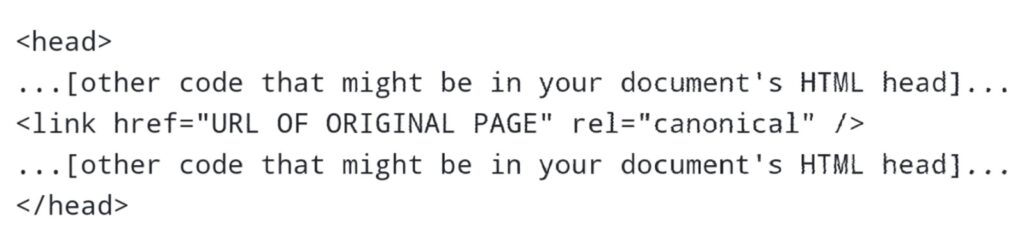 Implementing canonical links