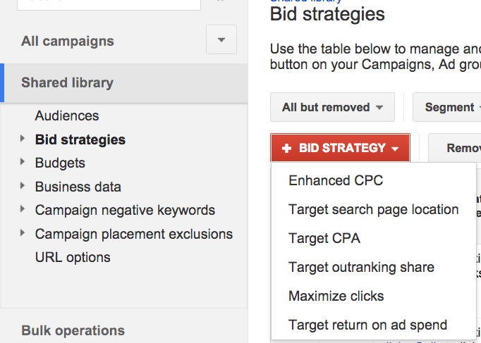 PPC Bid Strategy