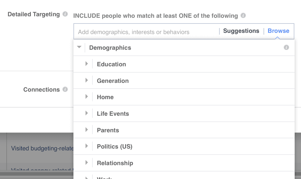 User Demographics Set Up