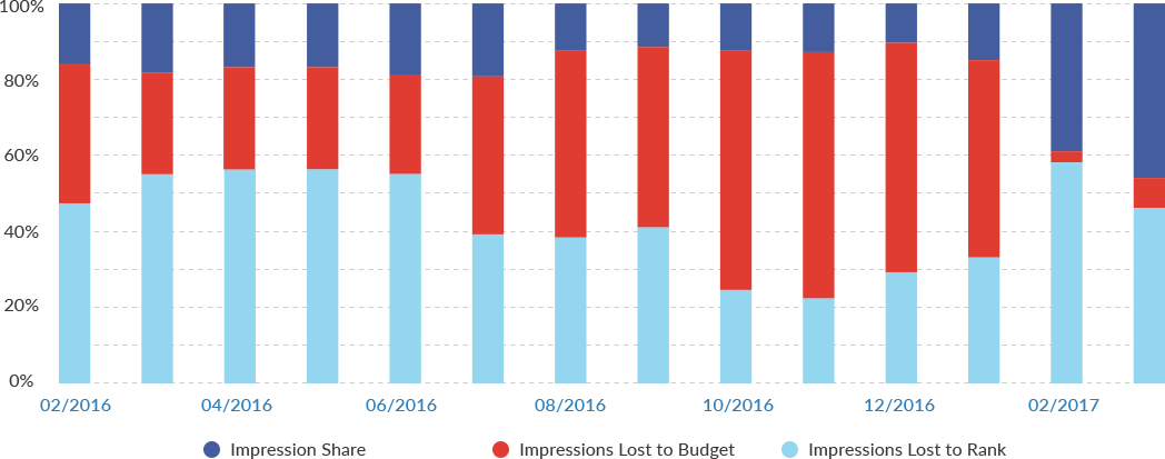 Dental Works Marketing Results, Details Chart Overview