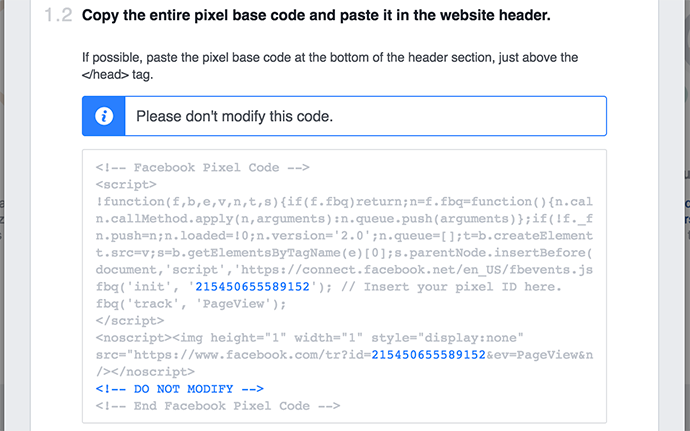 Facebook Pixel