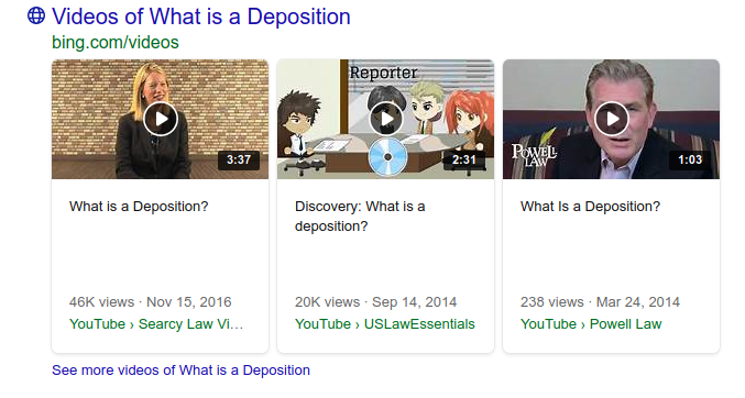 Google's emphasis on video