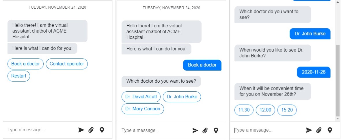 SMS chatbot for healthcare appointment booking