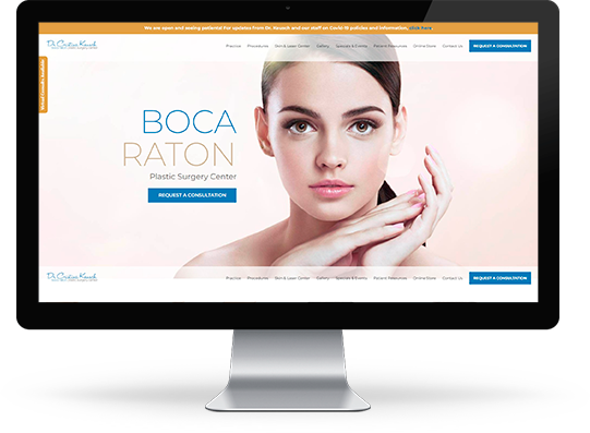 Boca Plastic Surgeon Website
