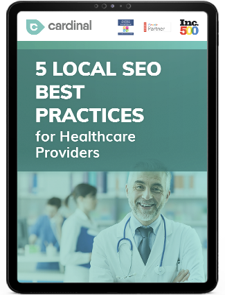 Local SEO best practices for healthcare providers eBook