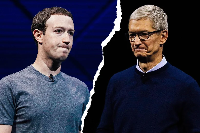 Facebook and Apple CEOs