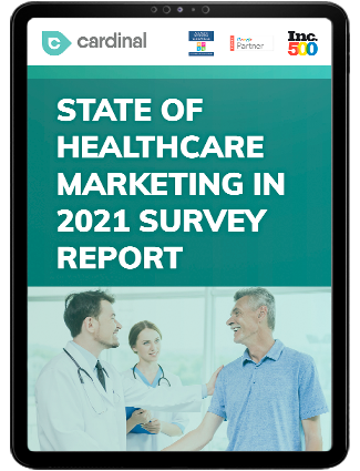 State of Healthcare Marketing Survey Report Cover
