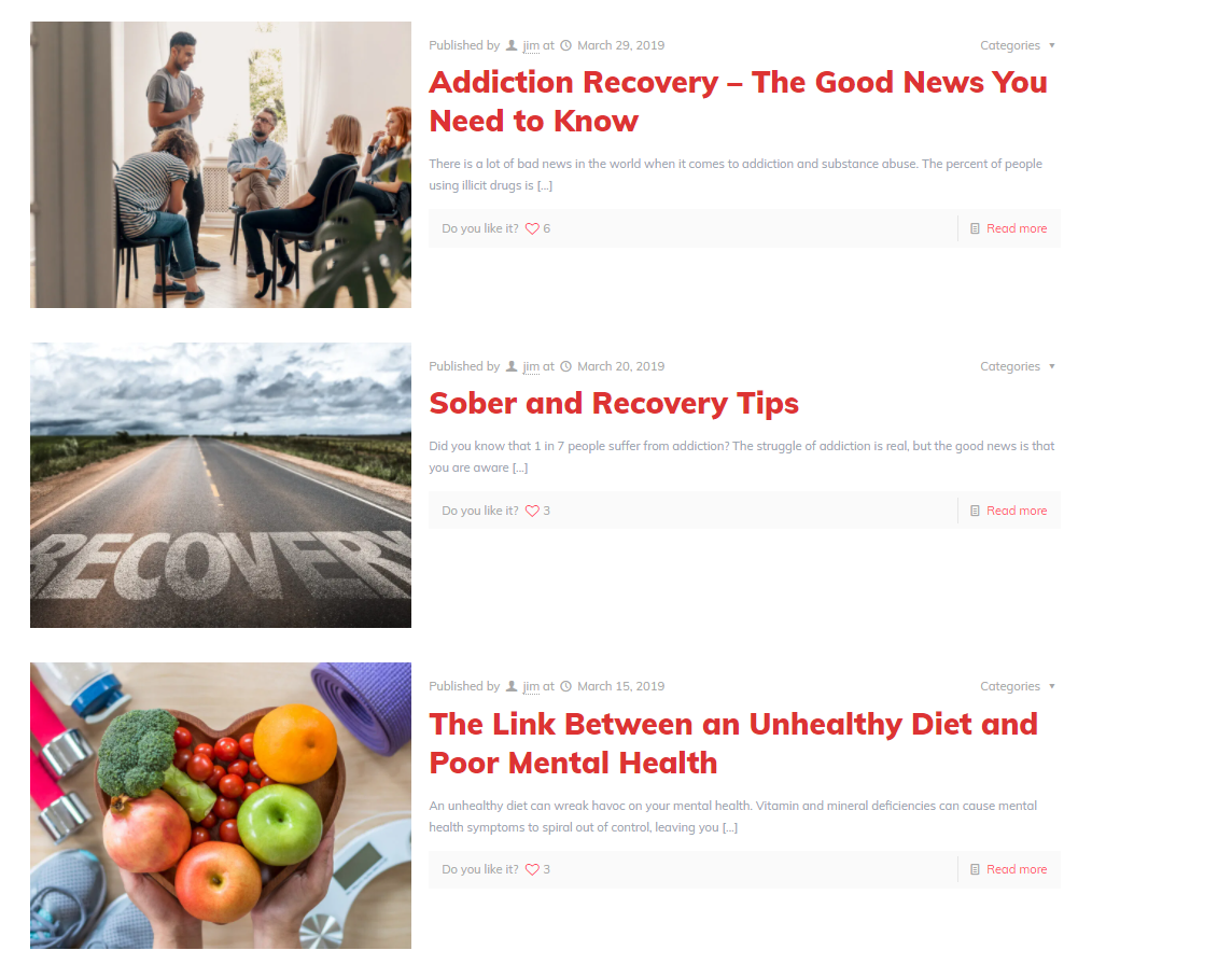 addiction blog articles for SEO strategy