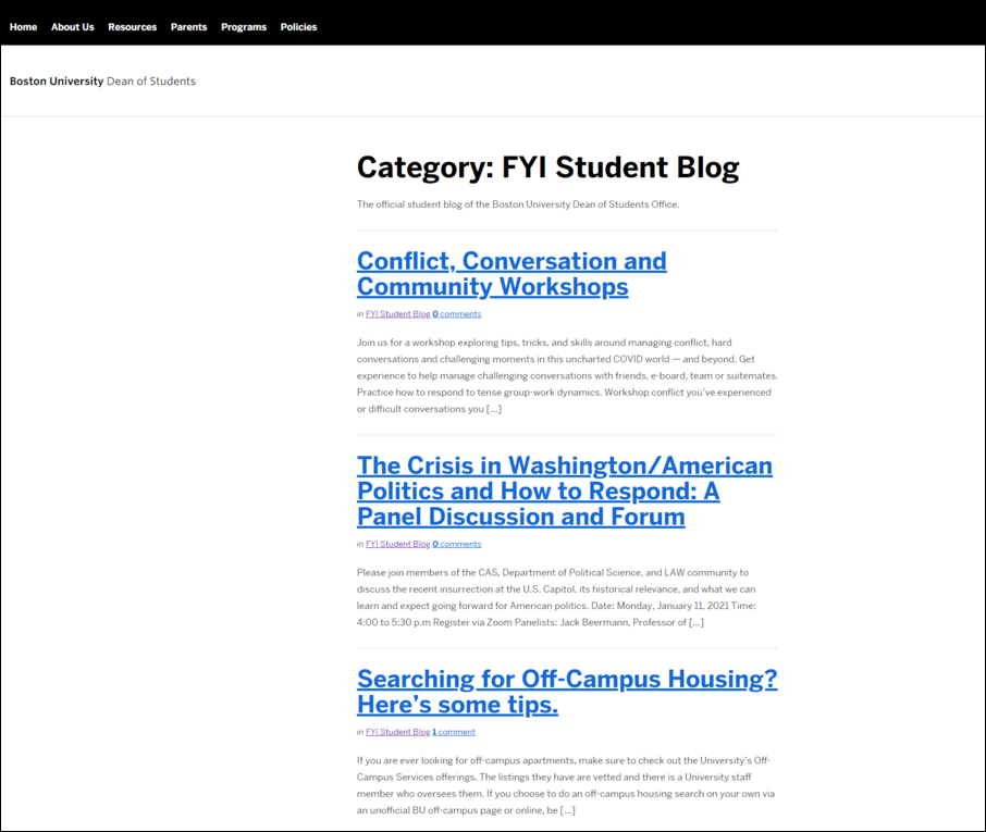 Blog Content for Higher Ed