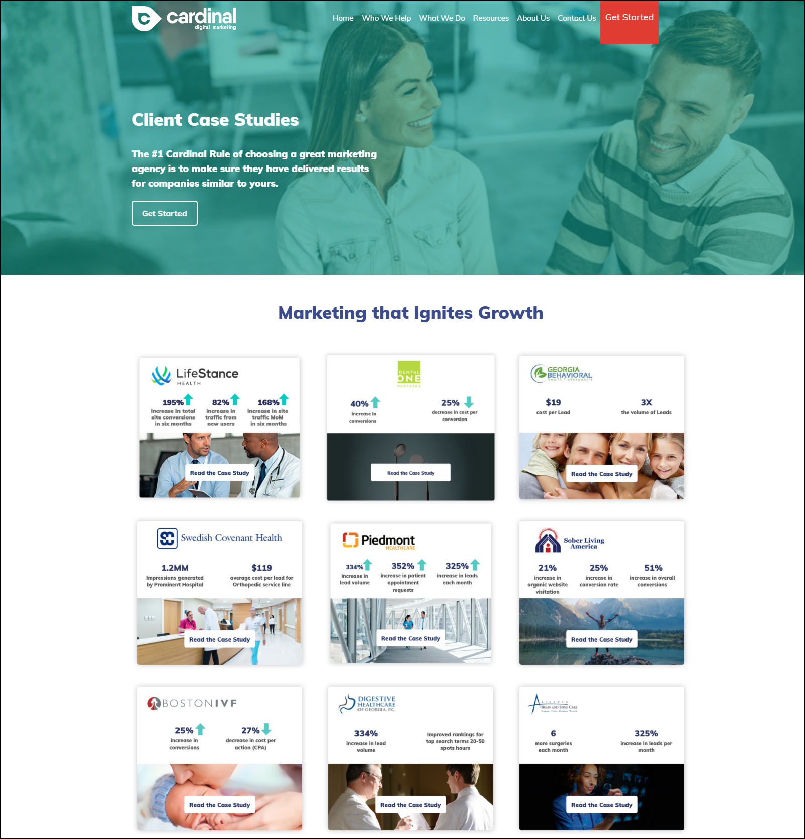 healthcare marketing case studies