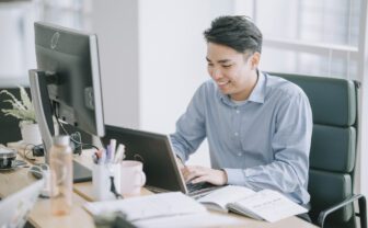 Man on laptop