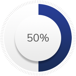 50% icon