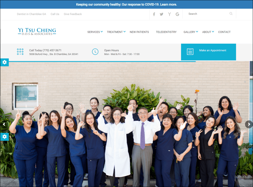 Optimized Dental Website