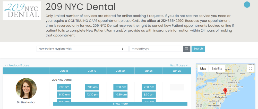 Make dental practice online scheduling easy
