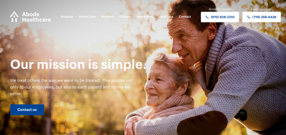 Senior Care Website Redesigned