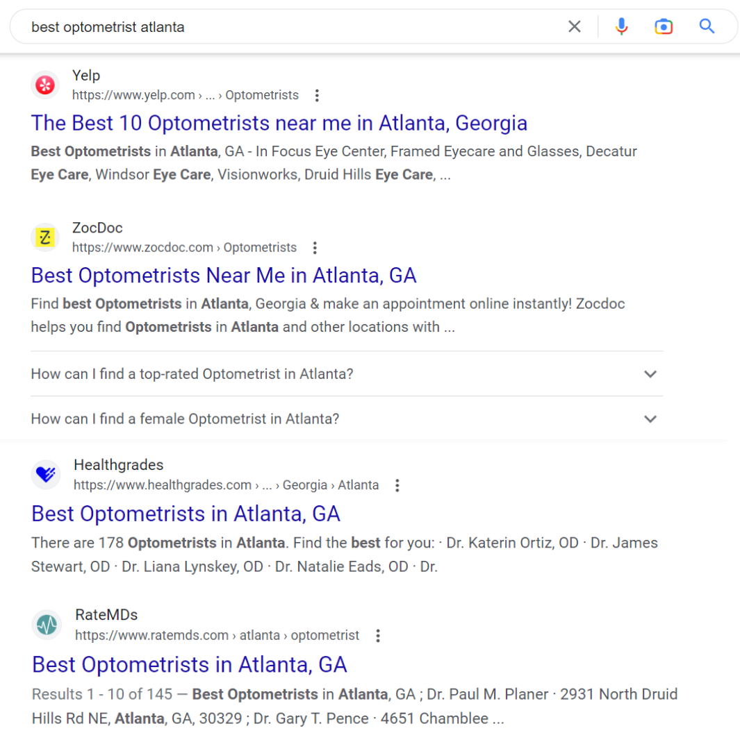 best optometrist atlanta